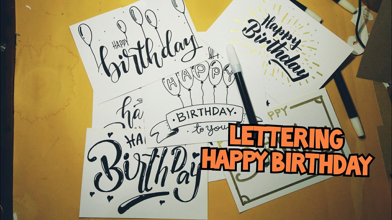 Detail Cara Membuat Happy Birthday Nomer 2