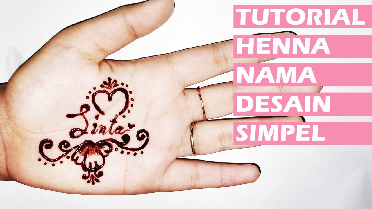 Detail Cara Membuat Henna Simple Nomer 34