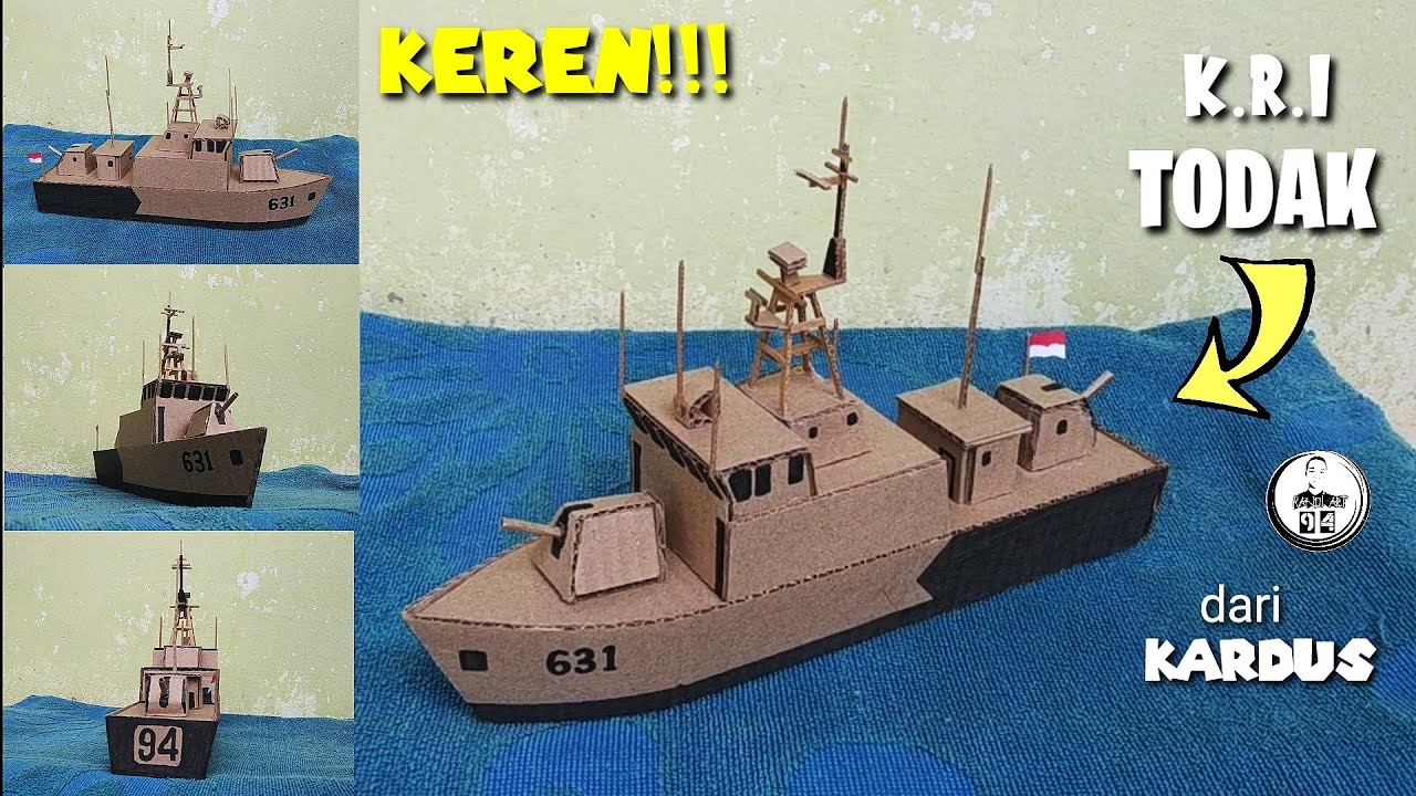 Detail Cara Membuat Kapal Perang Dari Kardus Nomer 2