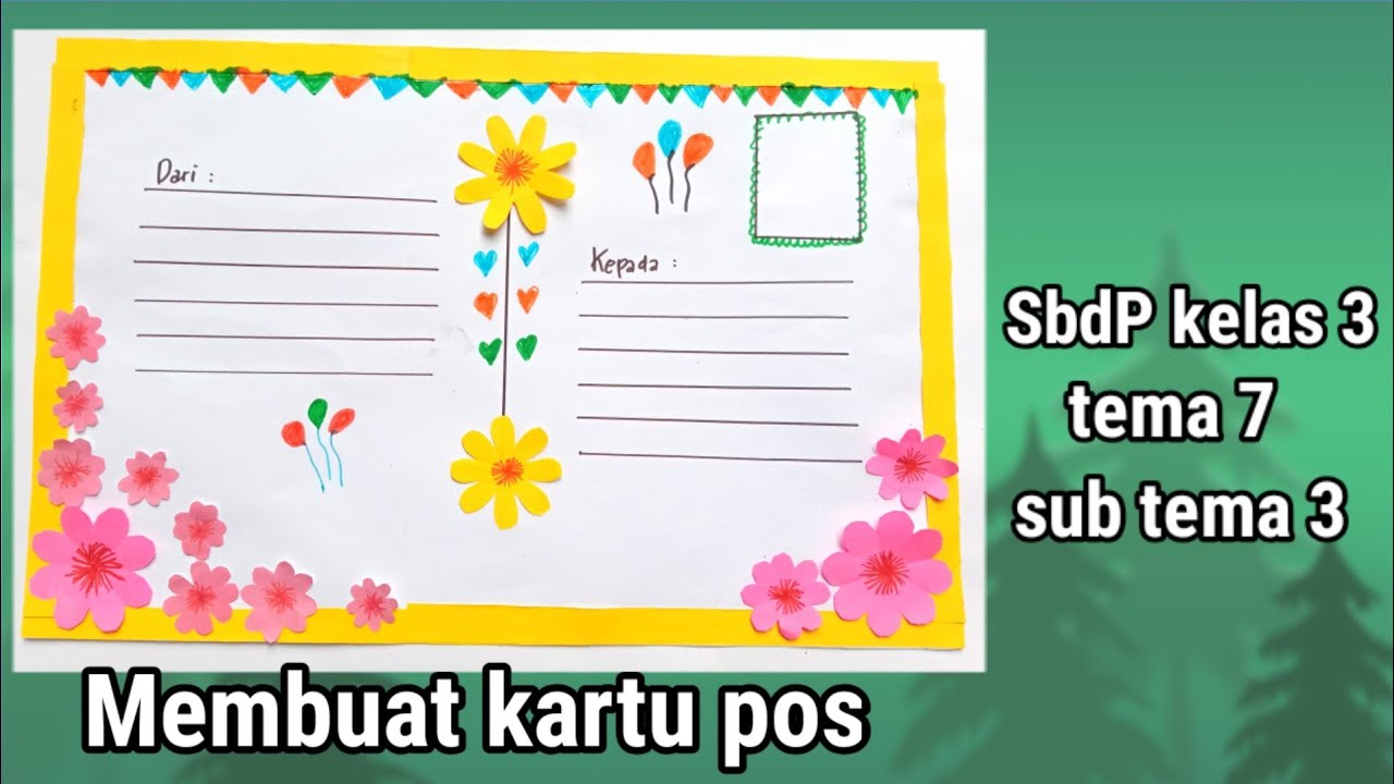 Cara Membuat Kartu Pos - KibrisPDR