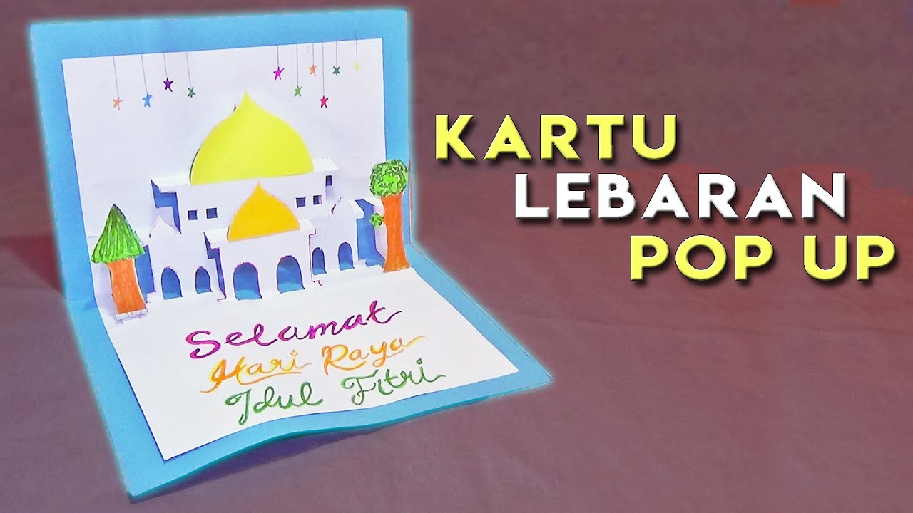 Detail Cara Membuat Kartu Ucapan Idul Fitri 3d Nomer 4