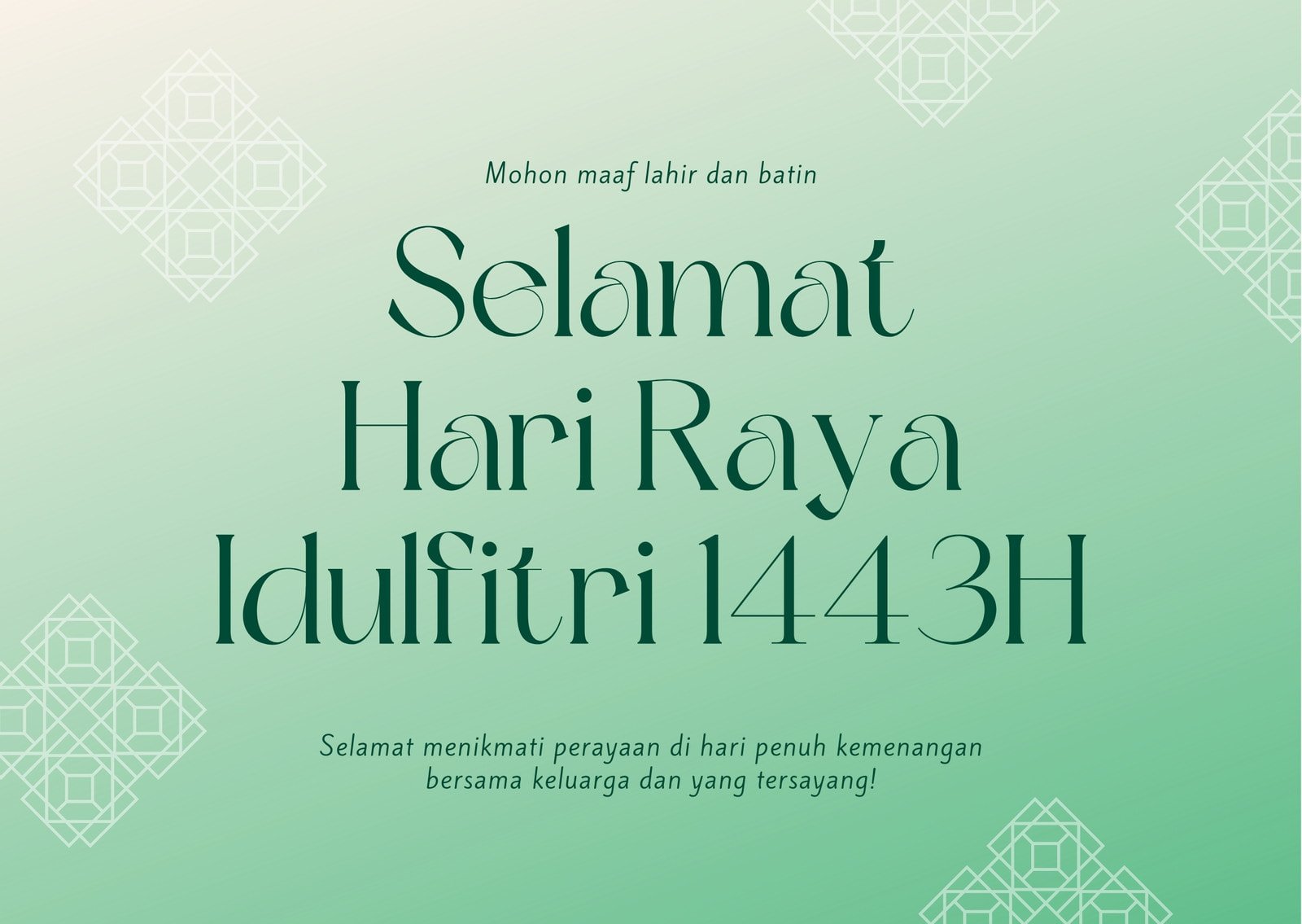 Detail Cara Membuat Kartu Ucapan Idul Fitri 3d Nomer 46