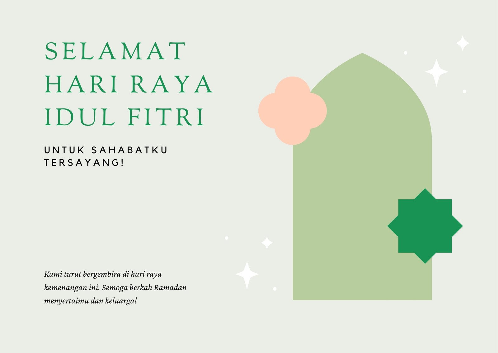 Detail Cara Membuat Kartu Ucapan Idul Fitri 3d Nomer 52