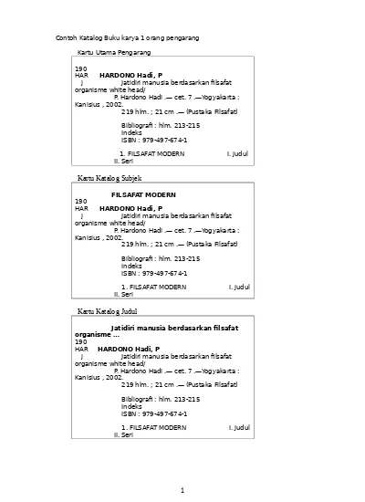 Detail Cara Membuat Katalog Buku Nomer 11