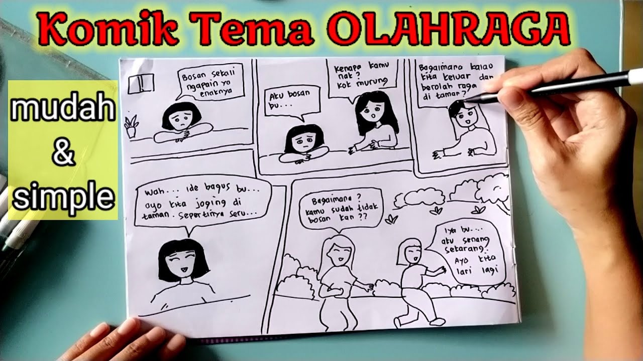 Cara Membuat Komik Olahraga - KibrisPDR