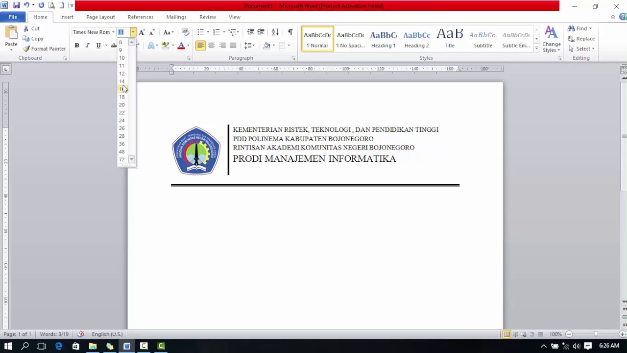 Detail Cara Membuat Kop Surat Dengan Logo Nomer 13