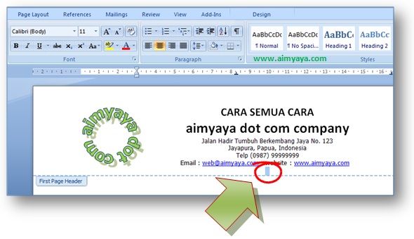 Detail Cara Membuat Kop Surat Dengan Logo Nomer 17