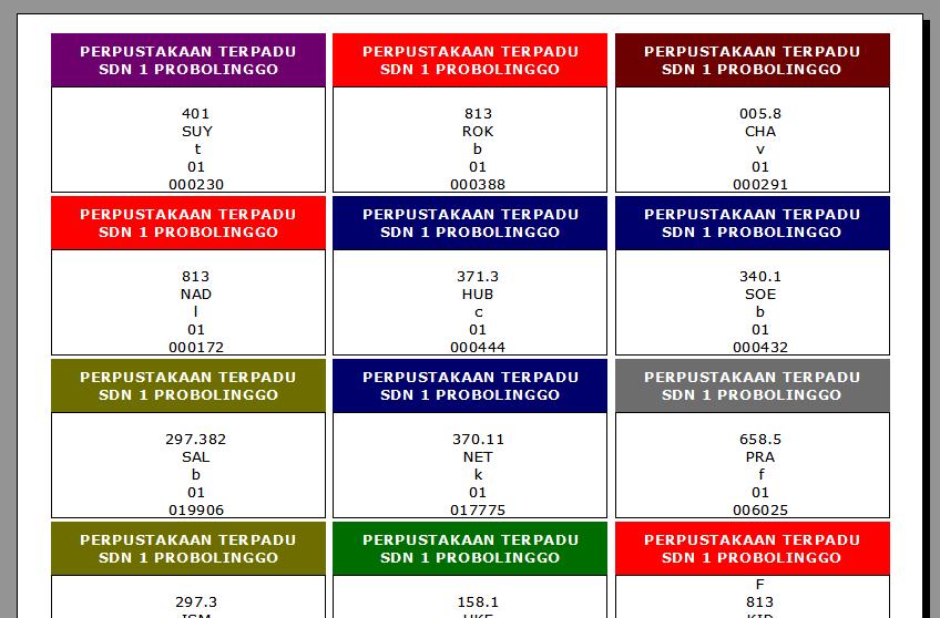 Detail Cara Membuat Label Buku Perpustakaan Dengan Word Nomer 20