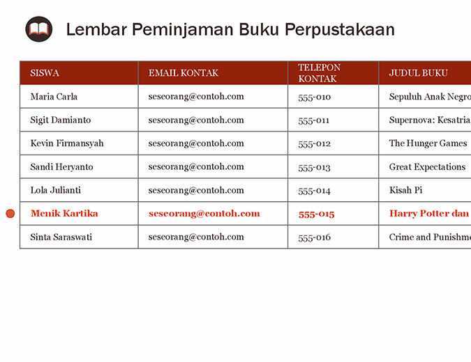 Detail Cara Membuat Label Buku Perpustakaan Dengan Word Nomer 24