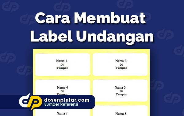 Detail Cara Membuat Label Undangan 103 Nomer 18