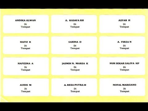 Detail Cara Membuat Label Undangan 103 Nomer 5