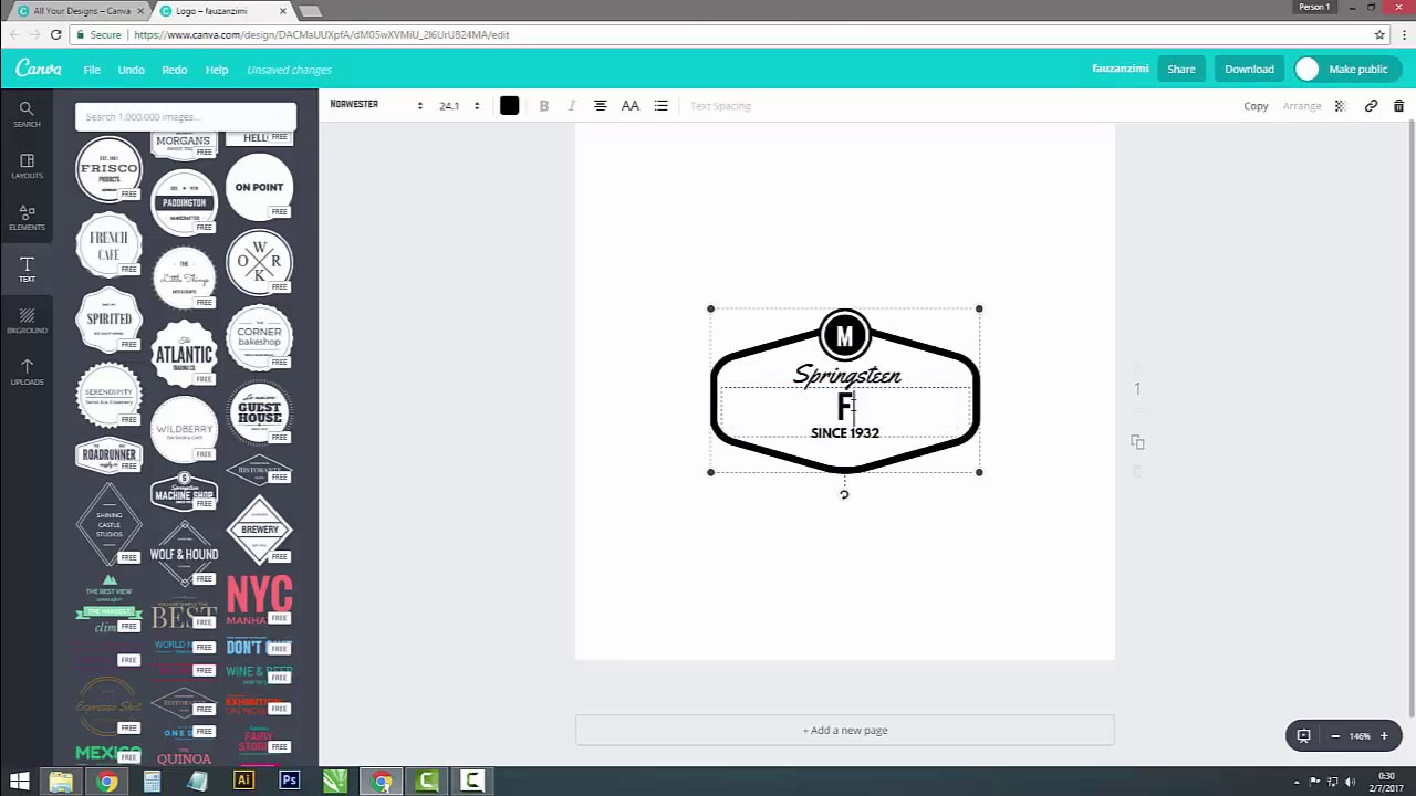 Detail Cara Membuat Logo Makanan Nomer 43