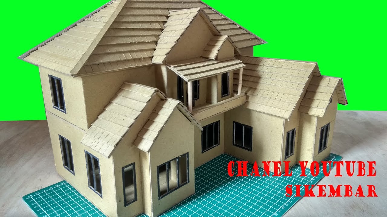 Detail Cara Membuat Miniatur Rumah Dari Kertas Karton Nomer 13