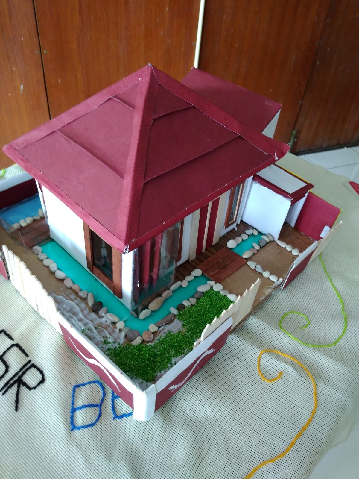 Detail Cara Membuat Miniatur Rumah Dari Kertas Karton Nomer 18