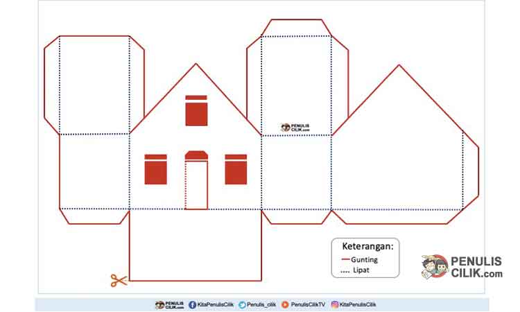 Detail Cara Membuat Miniatur Rumah Dari Kertas Karton Nomer 9