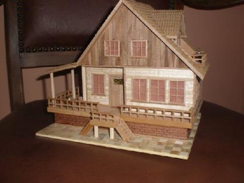 Detail Cara Membuat Miniatur Rumah Dari Korek Api Nomer 12