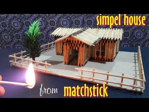 Detail Cara Membuat Miniatur Rumah Dari Korek Api Nomer 8