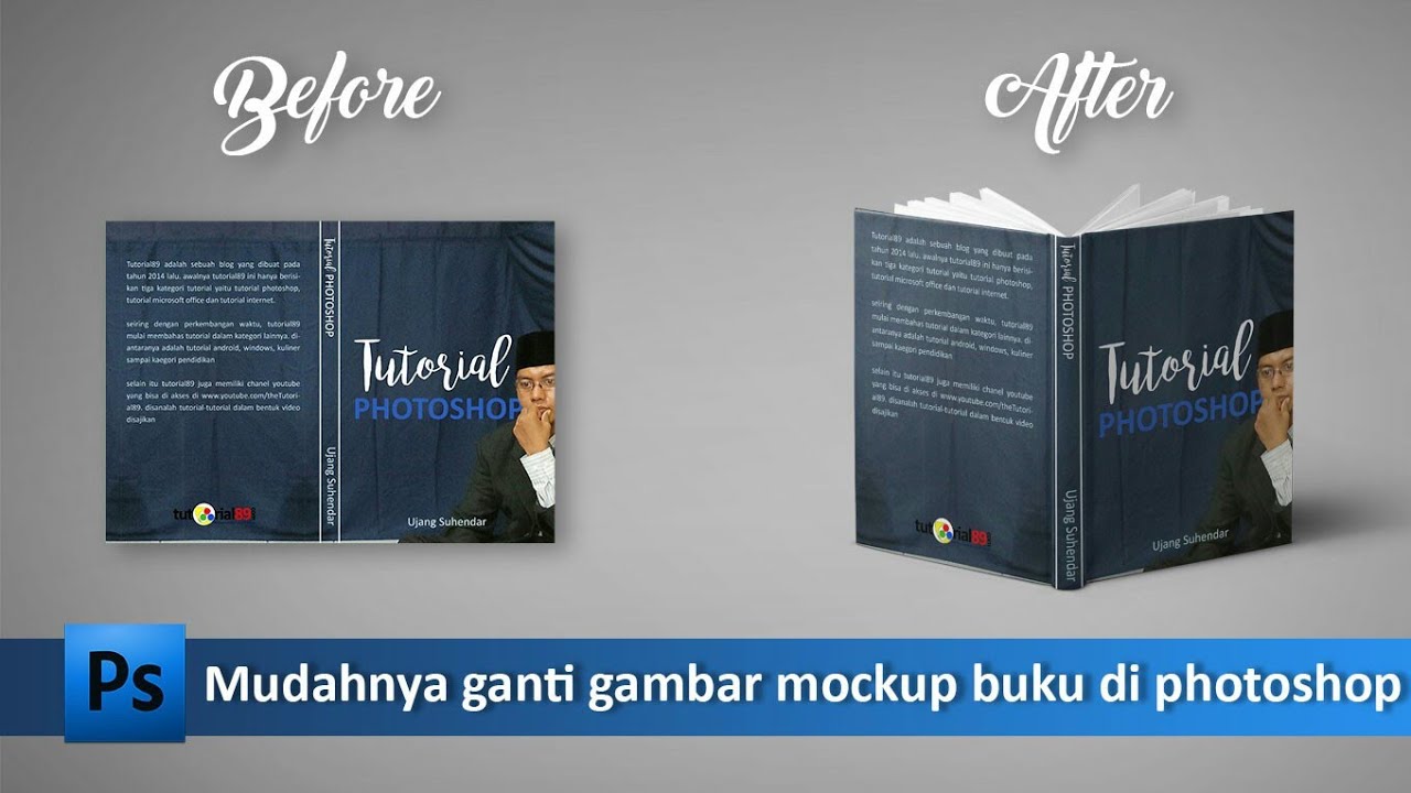 Cara Membuat Mockup Buku - KibrisPDR