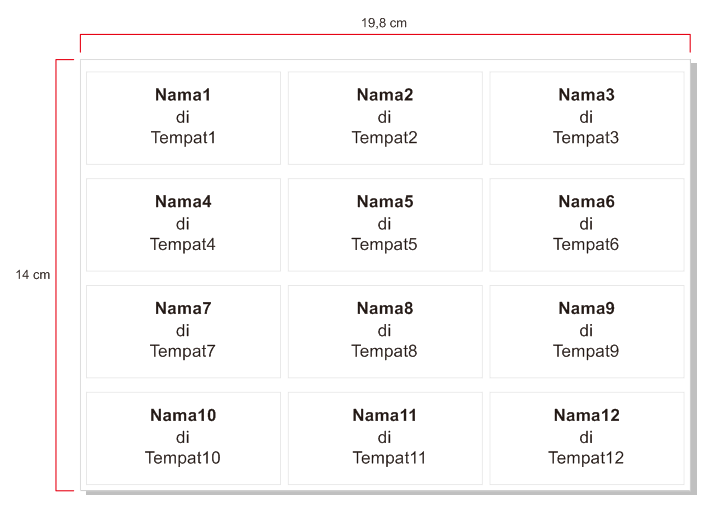 Detail Cara Membuat Nama Undangan Di Kertas Label 103 Nomer 50