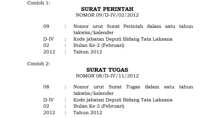 Detail Cara Membuat Nomor Kop Surat Nomer 3