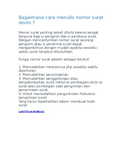 Detail Cara Membuat Nomor Surat Nomer 46