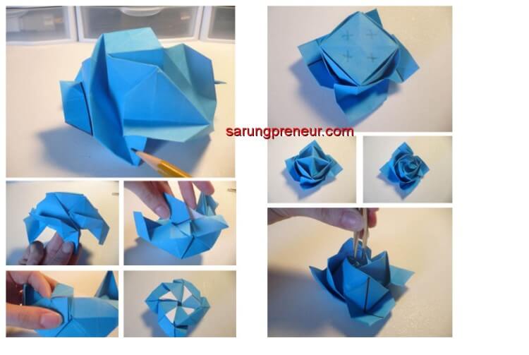 Detail Cara Membuat Origami Bunga Sakura Dengan Mudah Nomer 33