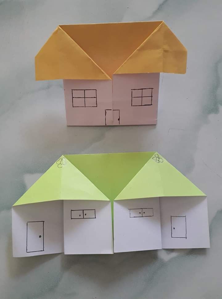 Detail Cara Membuat Origami Rumah Nomer 13