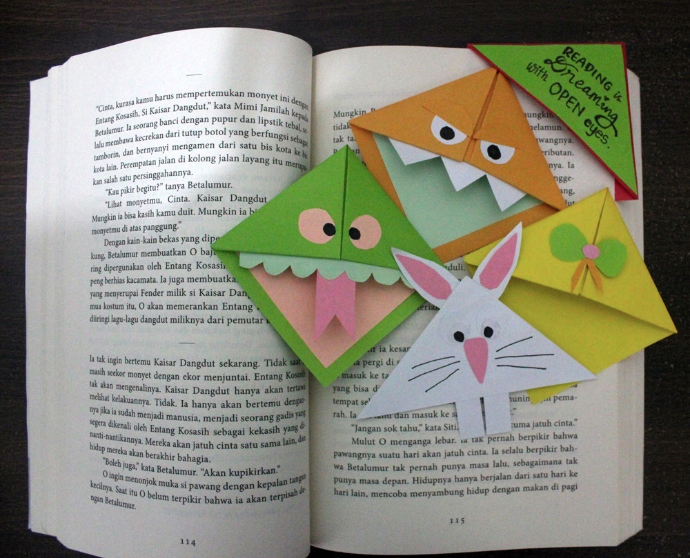 Detail Cara Membuat Penanda Buku Dari Kertas Origami Nomer 23