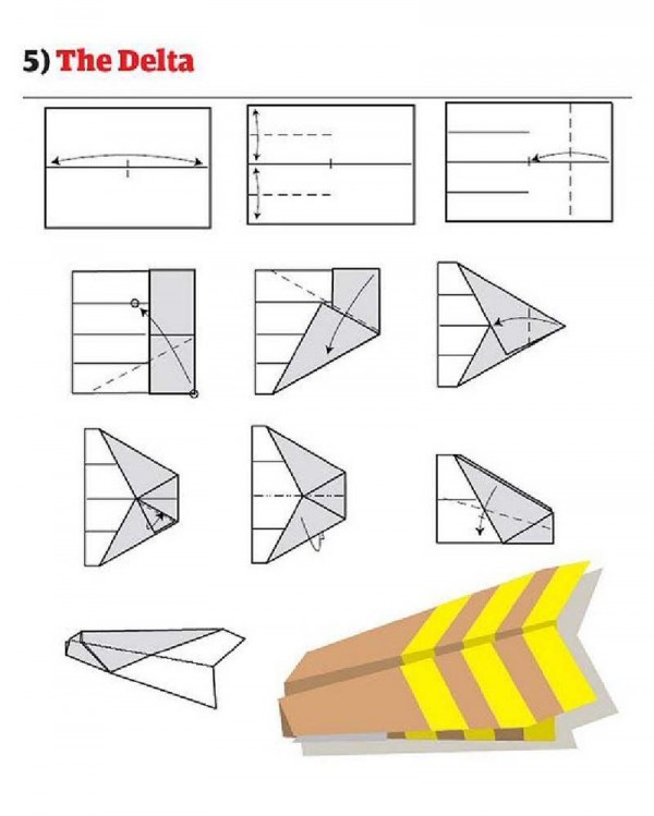 Detail Cara Membuat Pesawat Terbang Kertas Nomer 25