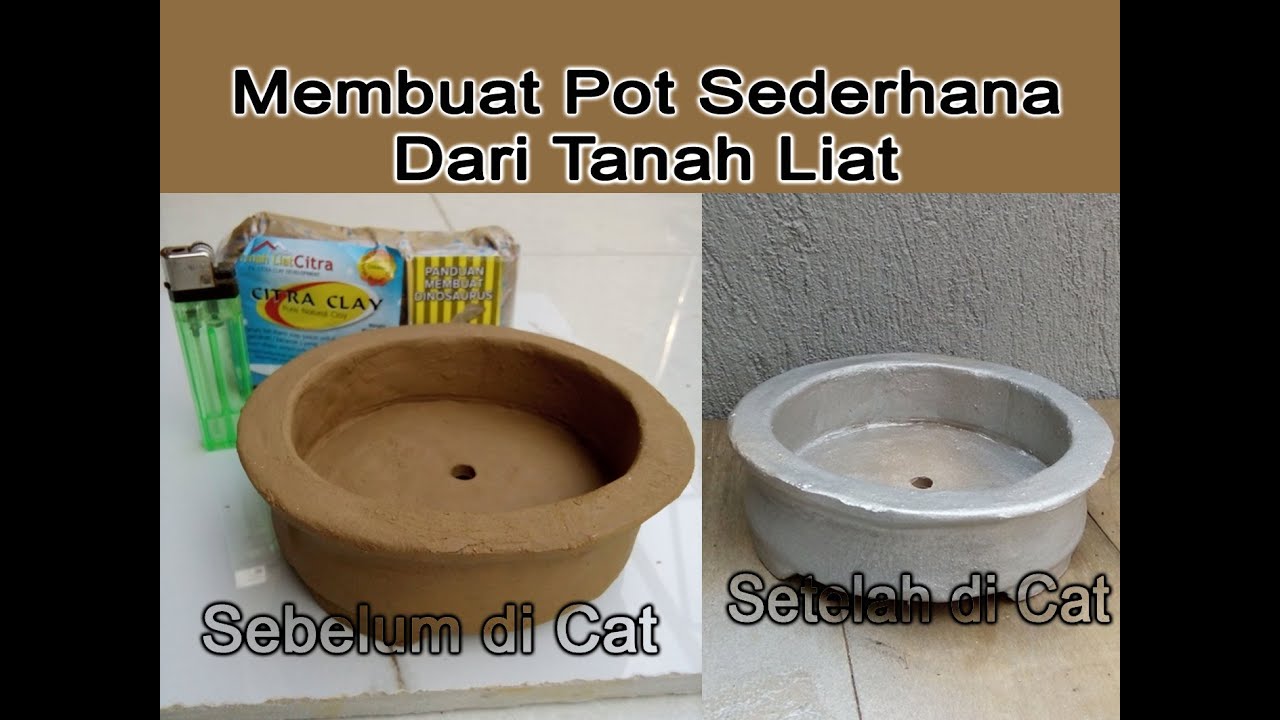 Detail Cara Membuat Pot Bunga Dari Tanah Liat Nomer 3