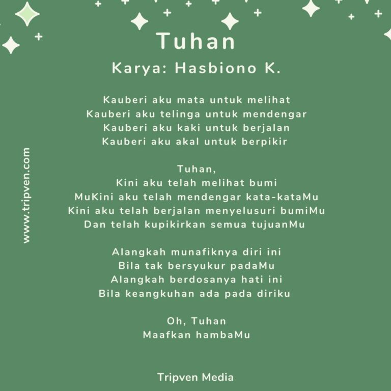Detail Cara Membuat Puisi Dan Contohnya Nomer 16