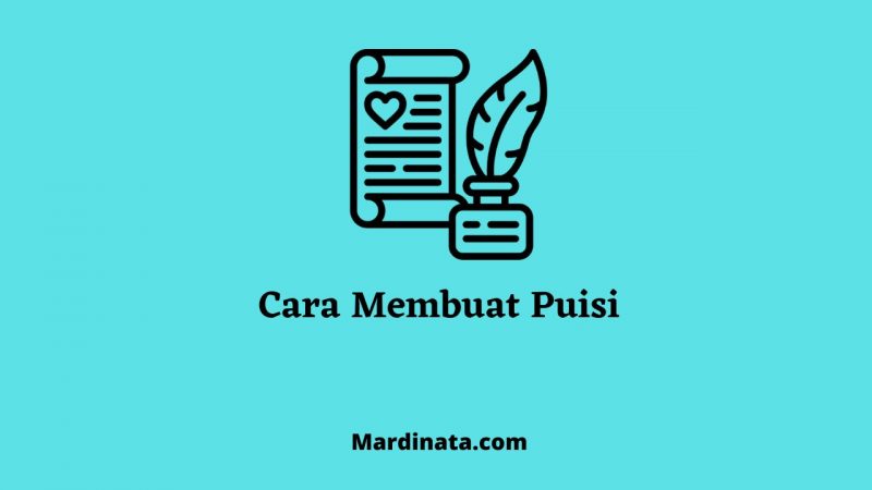 Detail Cara Membuat Puisi Dan Contohnya Nomer 30