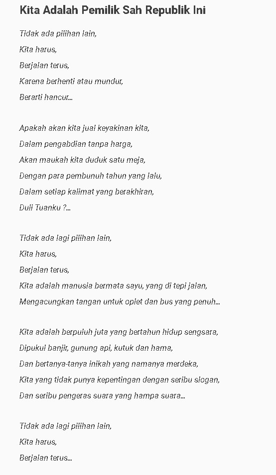 Detail Cara Membuat Puisi Dan Contohnya Nomer 47