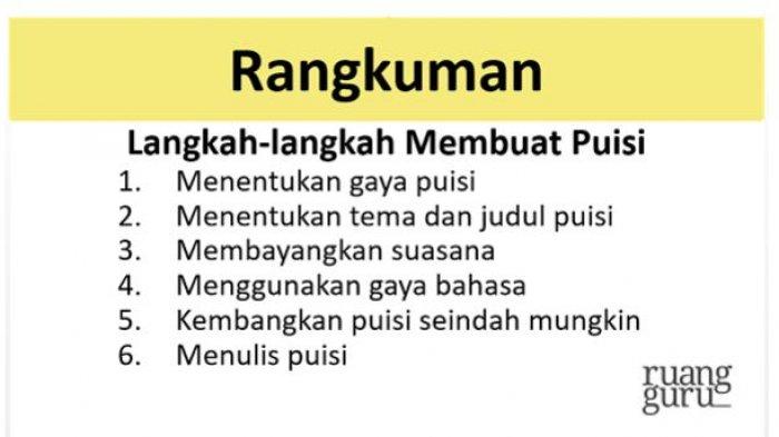 Detail Cara Membuat Puisi Dan Contohnya Nomer 8