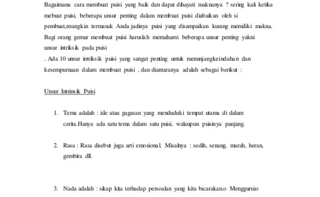 Detail Cara Membuat Puisi Yang Baik Dan Benar Nomer 21