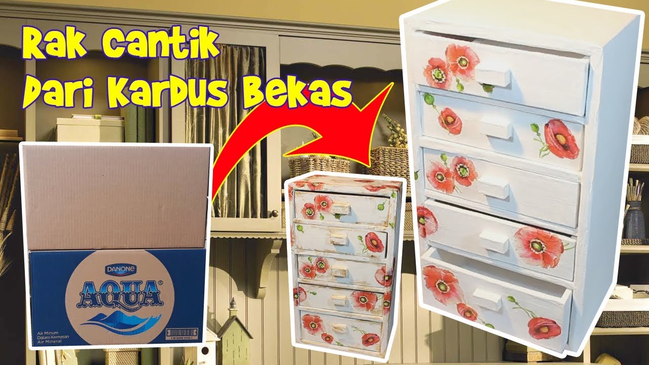 Detail Cara Membuat Rak Buku Dari Kardus Mie Instan Nomer 27