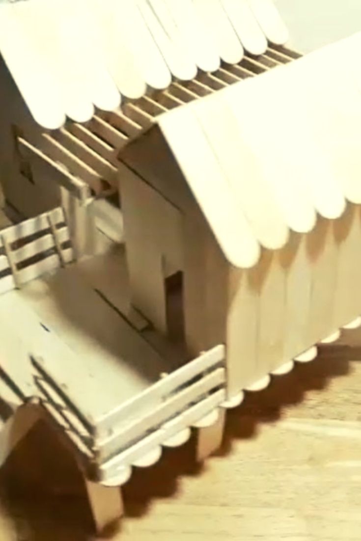 Detail Cara Membuat Rumah Adat Panggung Dari Stik Es Krim Nomer 25