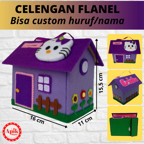 Detail Cara Membuat Rumah Dari Kain Flanel Nomer 36