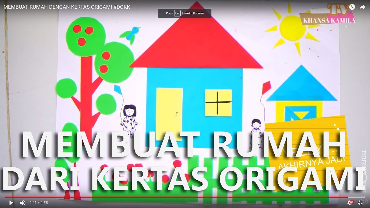 Detail Cara Membuat Rumah Dari Kertas Origami Nomer 3