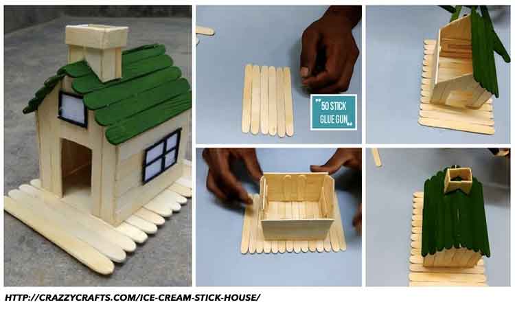 Detail Cara Membuat Rumah Dari Stik Yang Mudah Dan Bagus Nomer 17