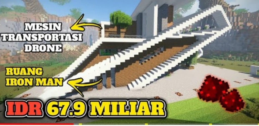 Detail Cara Membuat Rumah Di Minecraft Nomer 22