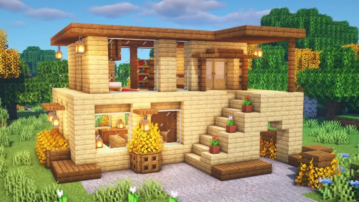 Detail Cara Membuat Rumah Di Minecraft Nomer 33