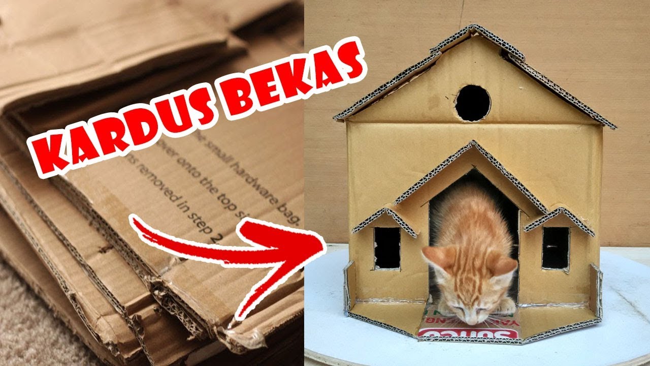 Detail Cara Membuat Rumah Kucing Dari Kardus Nomer 17