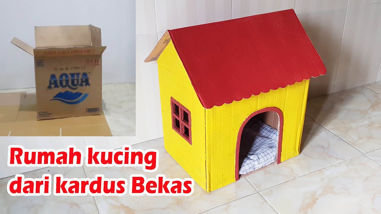 Detail Cara Membuat Rumah Kucing Dari Kardus Nomer 7