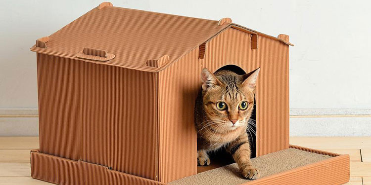 Detail Cara Membuat Rumah Kucing Dari Kardus Dengan Mudah Nomer 10