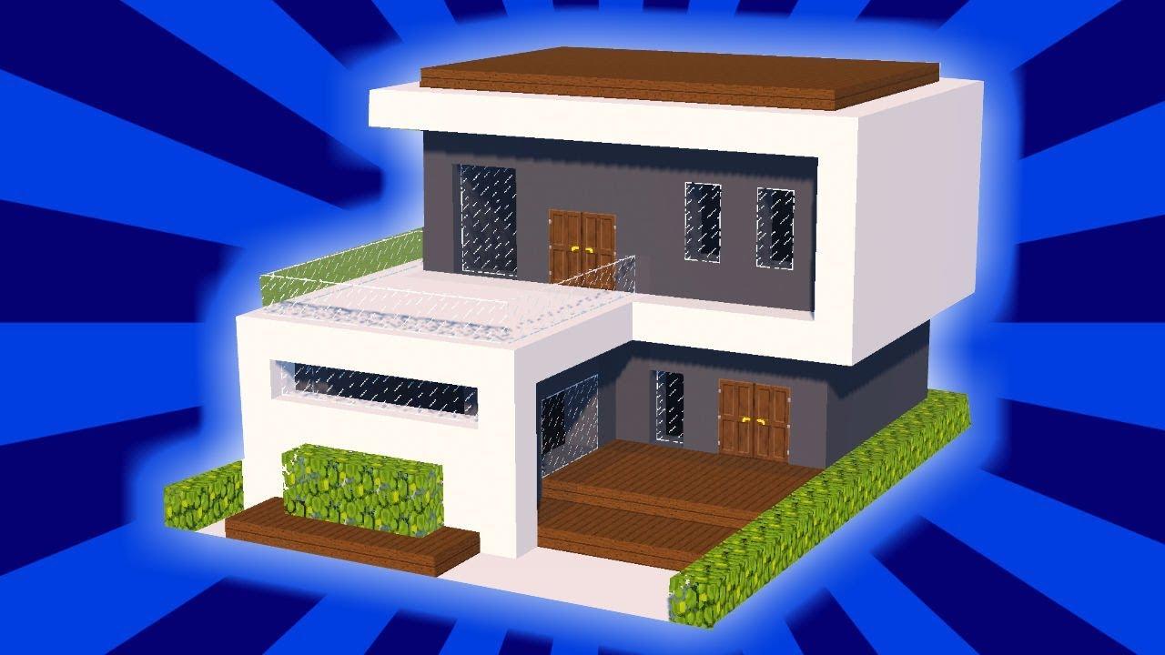 Detail Cara Membuat Rumah Modern Di Minecraft Nomer 40