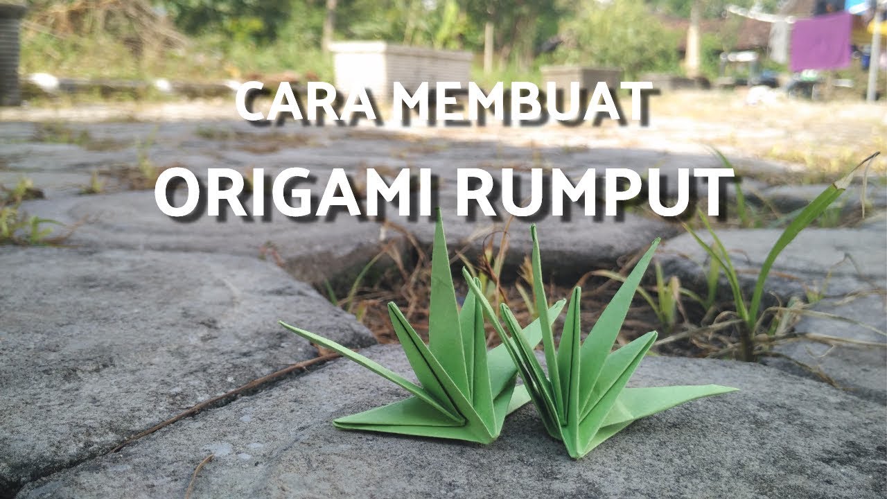 Detail Cara Membuat Rumput Dari Kertas Nomer 11