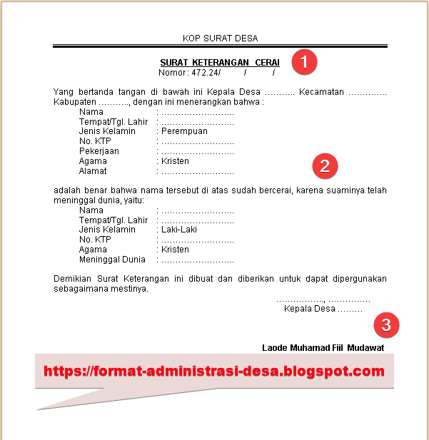 Cara Membuat Surat Cerai Mati - KibrisPDR