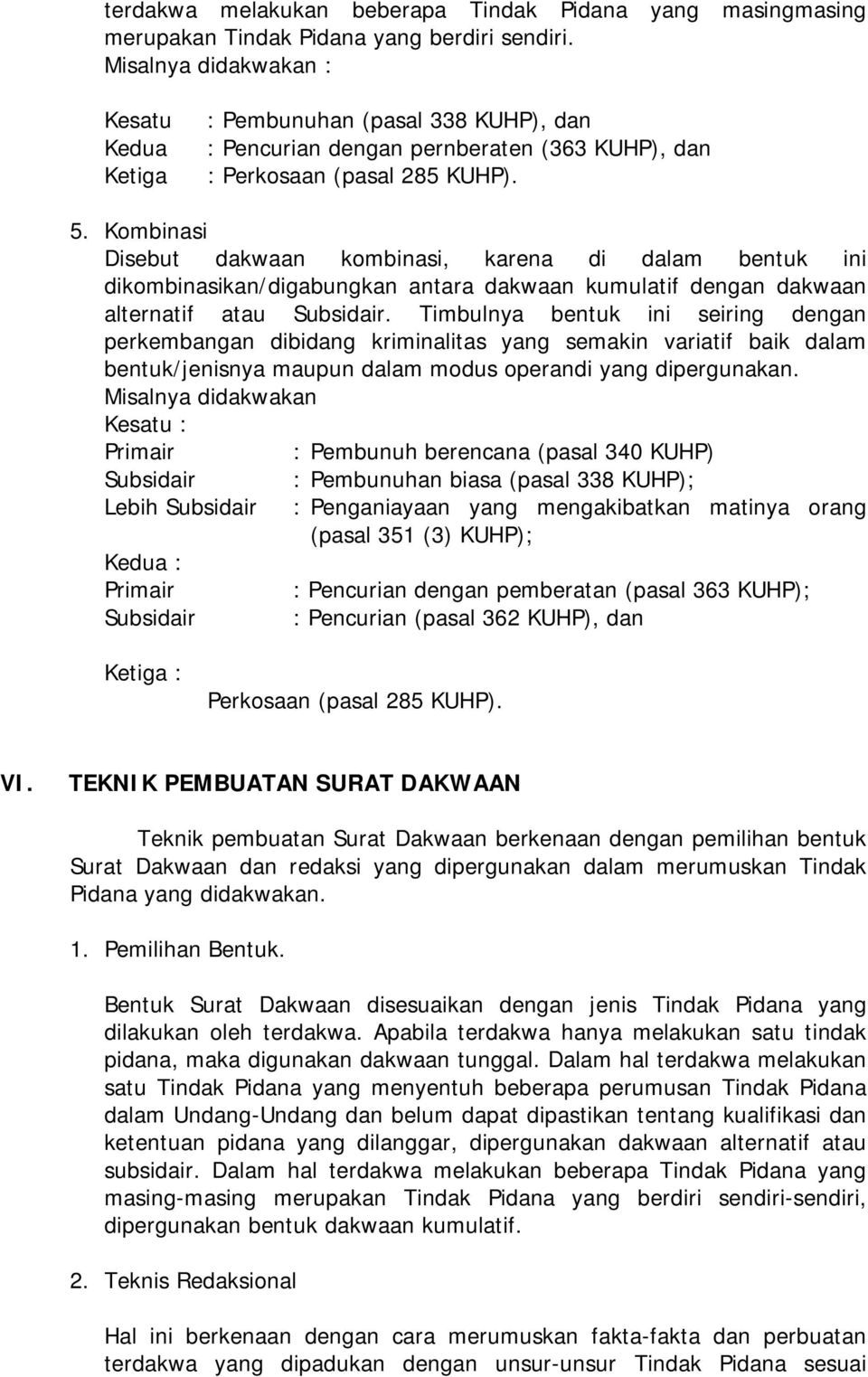 Detail Cara Membuat Surat Dakwaan Nomer 25