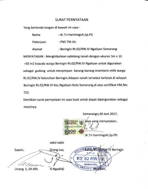 Detail Cara Membuat Surat Hibah Tanah Nomer 26